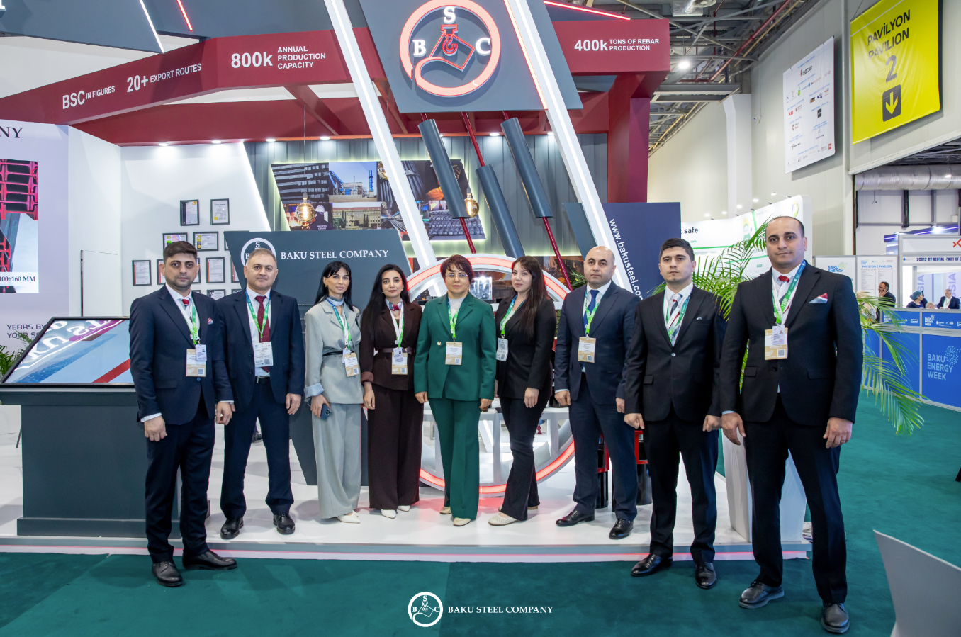 Baku Steel Company Caspian Oil & Gas 2026 sərgisində